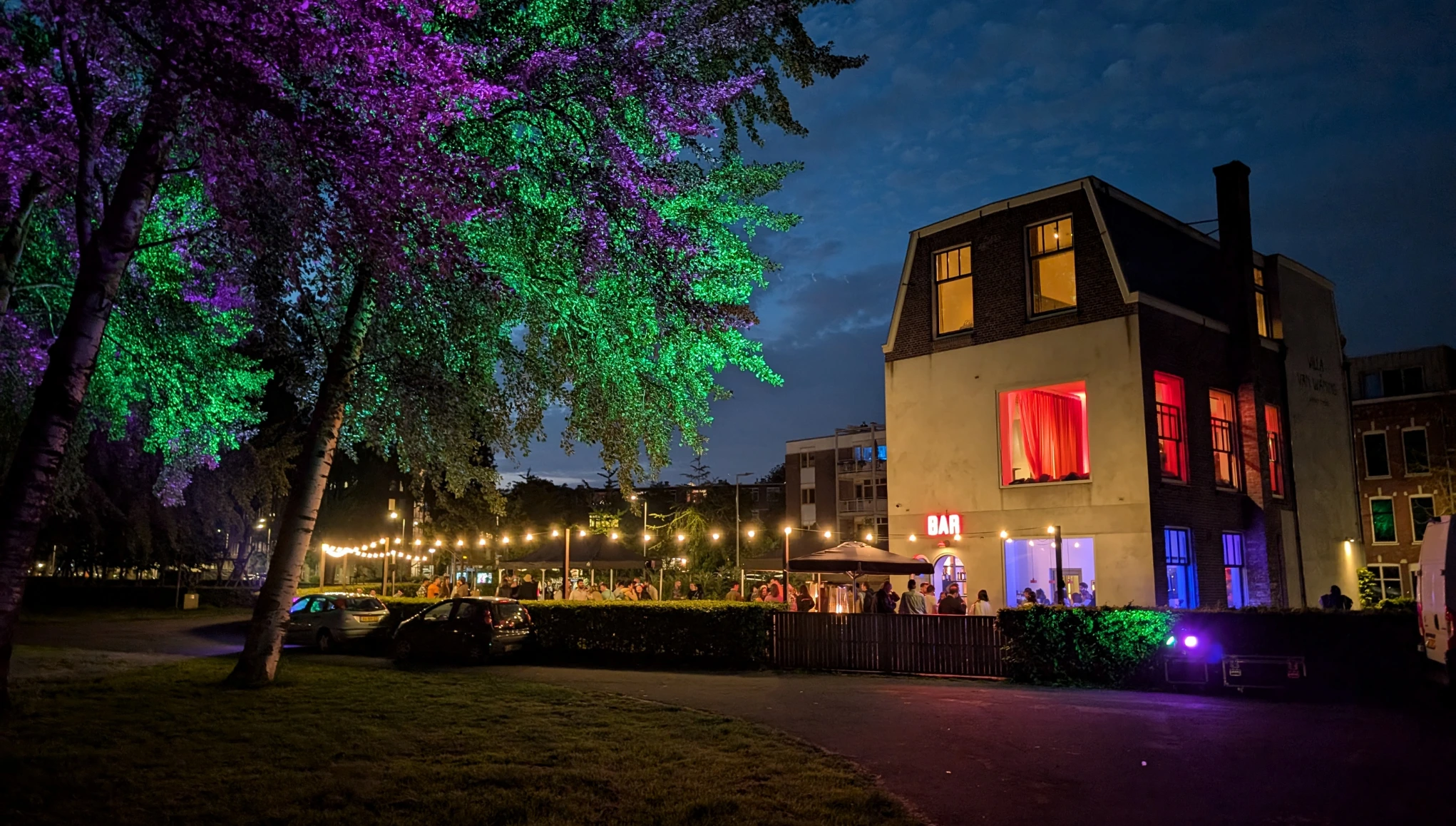 Feest bij Villa van Waning in Rotterdam